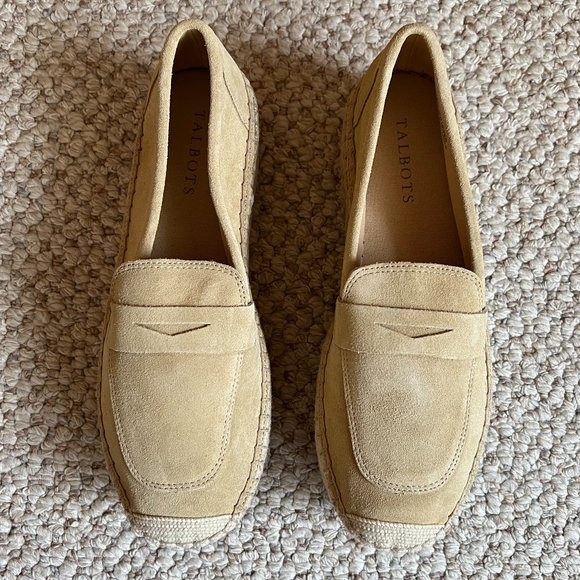 TALBOTS - Quinn Platform Suede Espadrilles -- NEW with Box - Picture 5 of 12